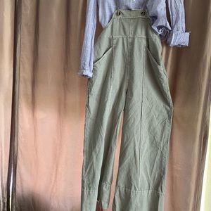Bib-Front Chambray Overalls